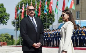 Prezident və birinci xanım City Hotel Agdam mehmanxanasının təməlini qoyublar