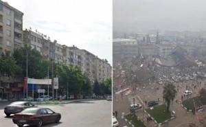 Onlarla binanın dağıldığı küçə: Zəlzələdən öncə...